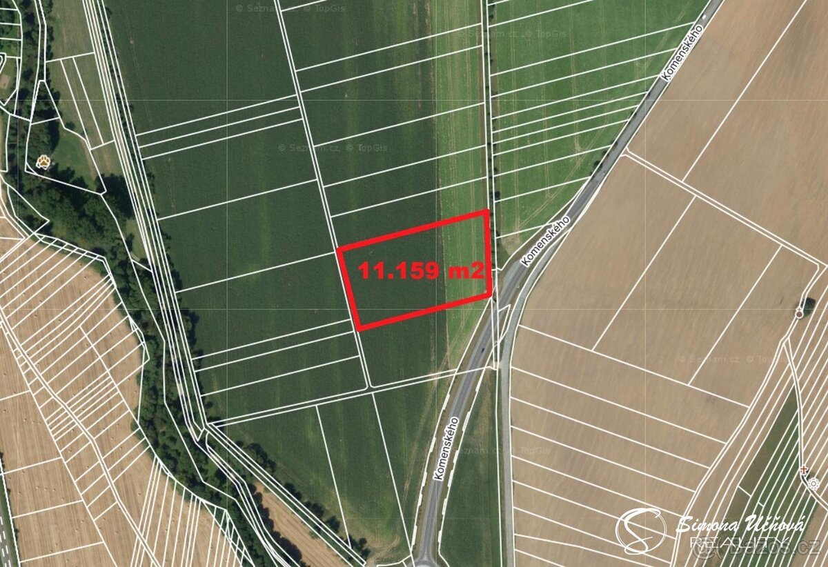 Prodej pozemku o výměře 11 159 m2 v Rájci-Jestřebí