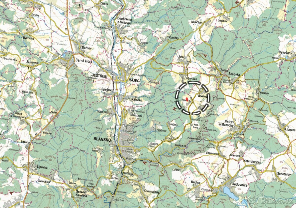 Zemědělská půda, prodej, Veselice, Vavřinec, Blansko