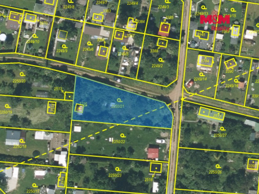 Prodej pozemku k bydlení, 921 m², Rokycany