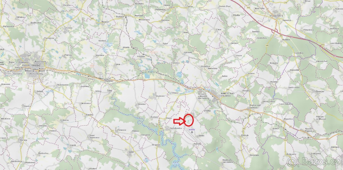 Prodej lesního pozemku k.ú. Sedlec u Náměště nad Oslavou