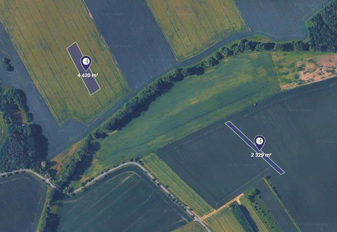 Prodej podílu 1/2 pole 3 026 m², Horní Nětčice
