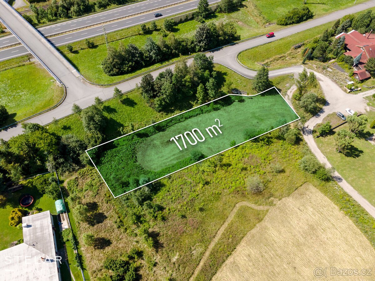Prodej stavebního pozemku 1 700m2, Frýdek-Místek – Nové Dvor