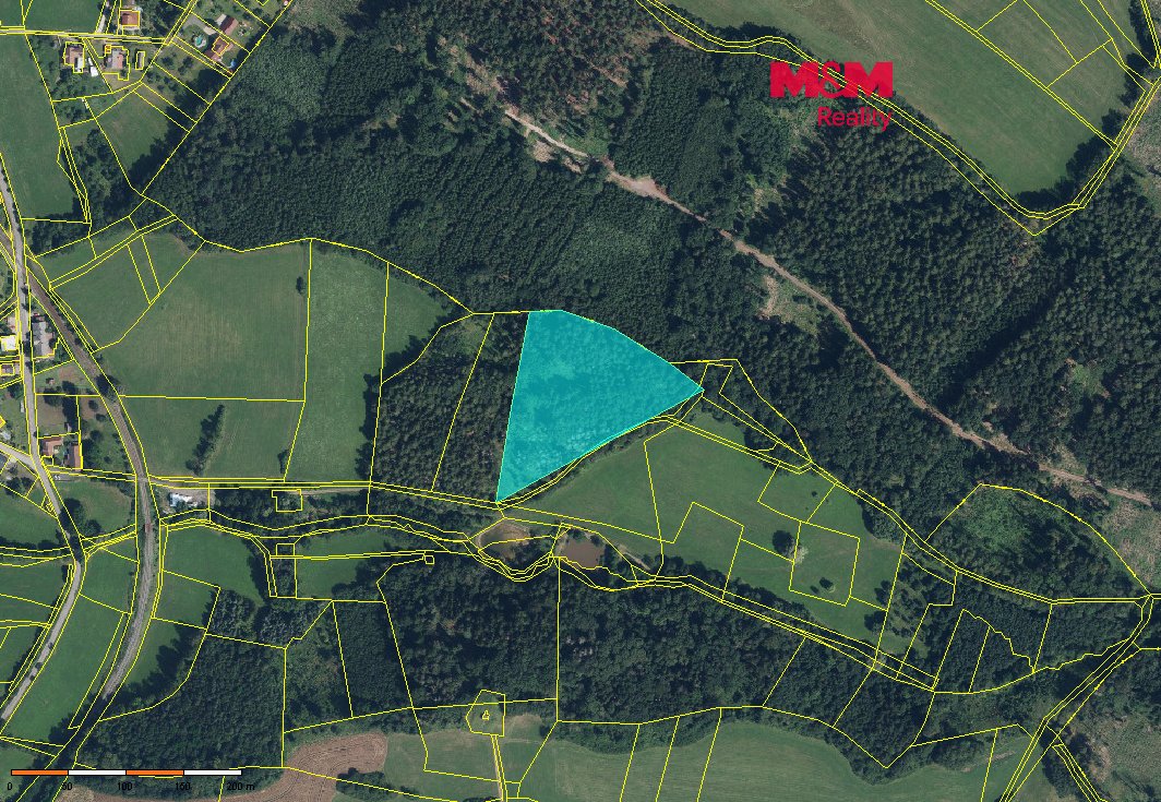 Prodej lesa, 15253 m², Libuň