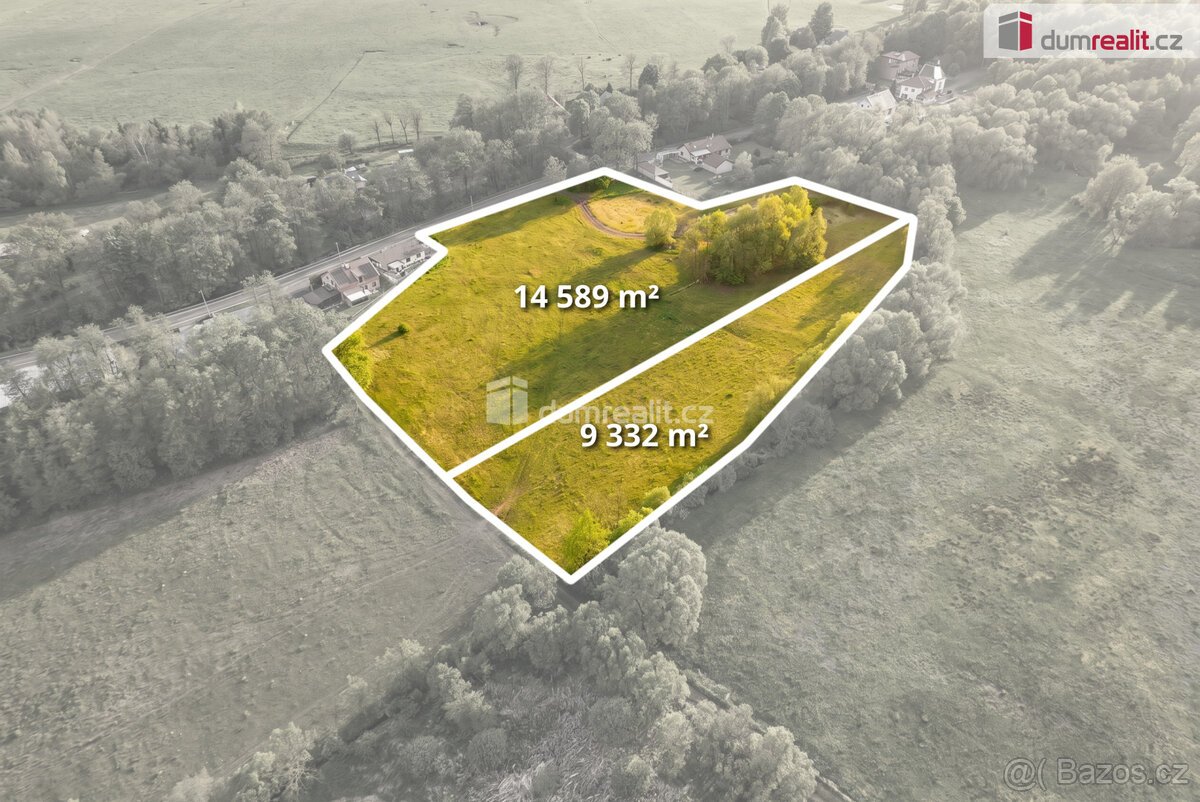 prodej stavebního pozemku, Bystřice u Hroznětína