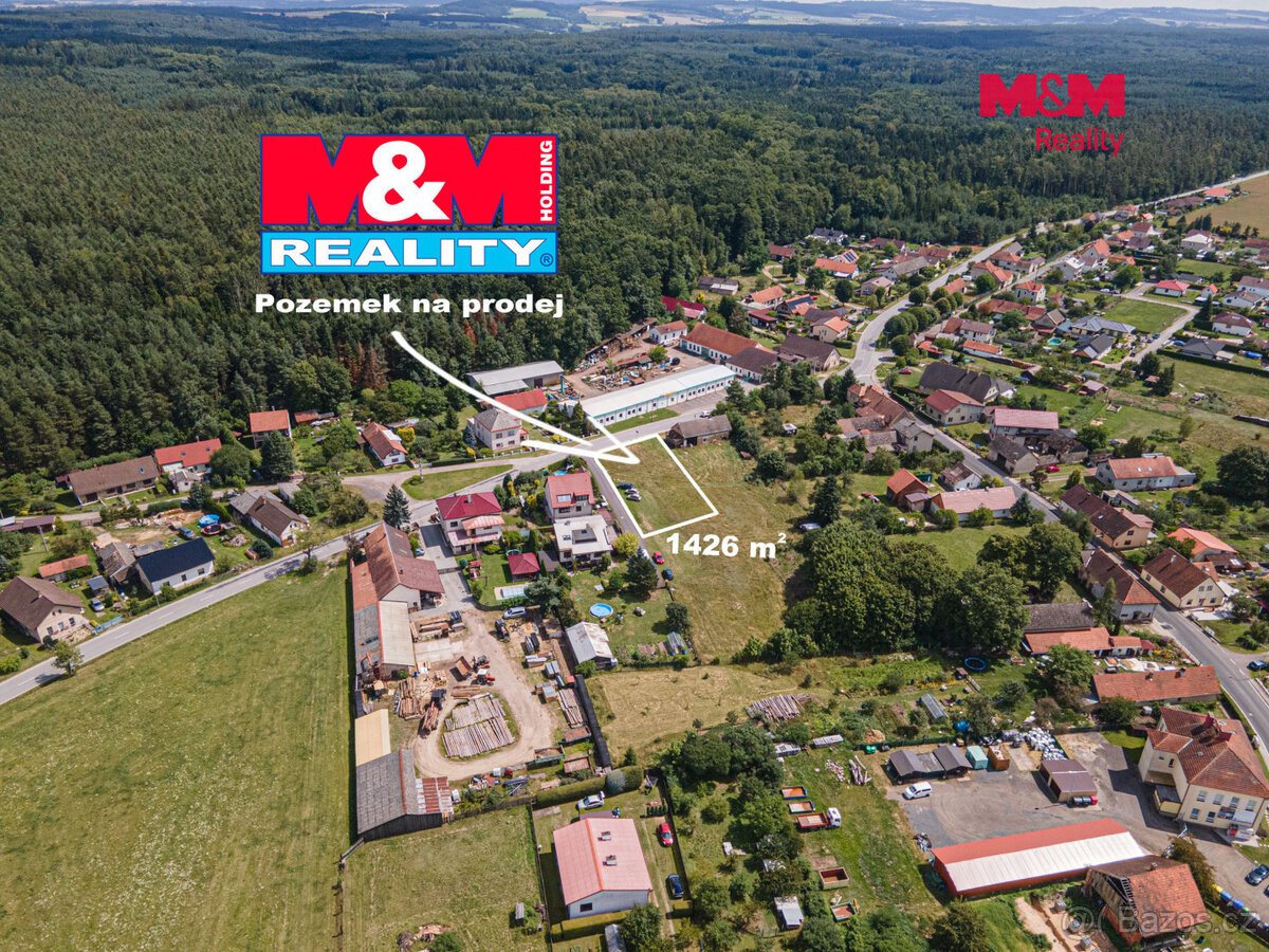 Prodej pozemku k bydlení, 1426 m², Čermná nad Orlicí