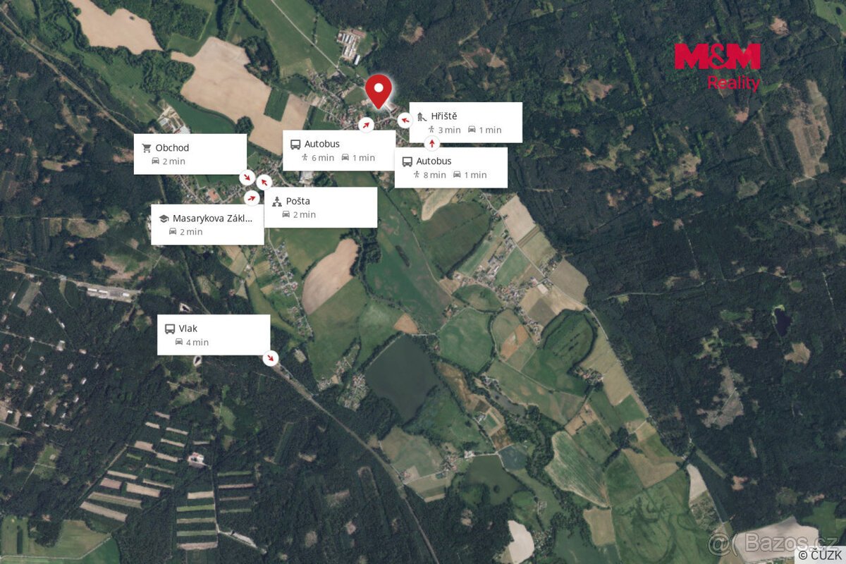 Prodej pozemku k bydlení, 1426 m², Čermná nad Orlicí