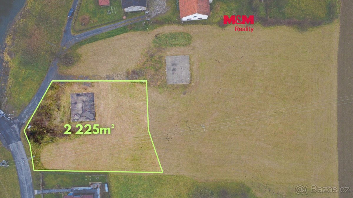Prodej pozemku k bydlení, 2225 m², Odry