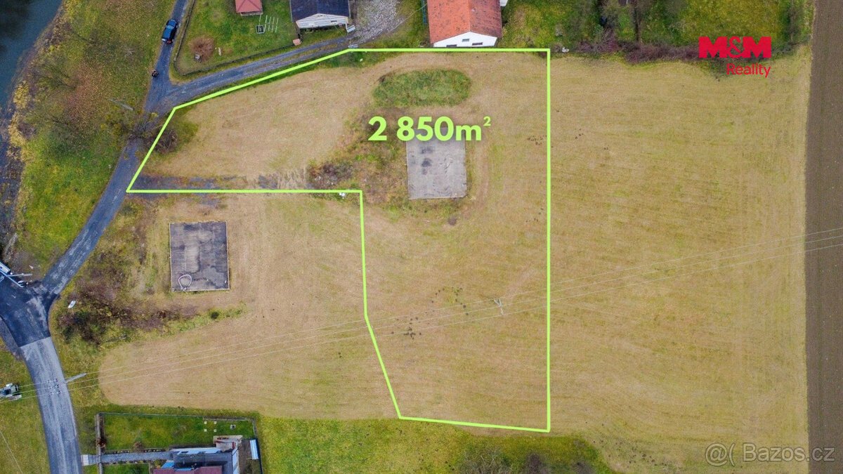 Prodej pozemku k bydlení, 2850 m², Odry