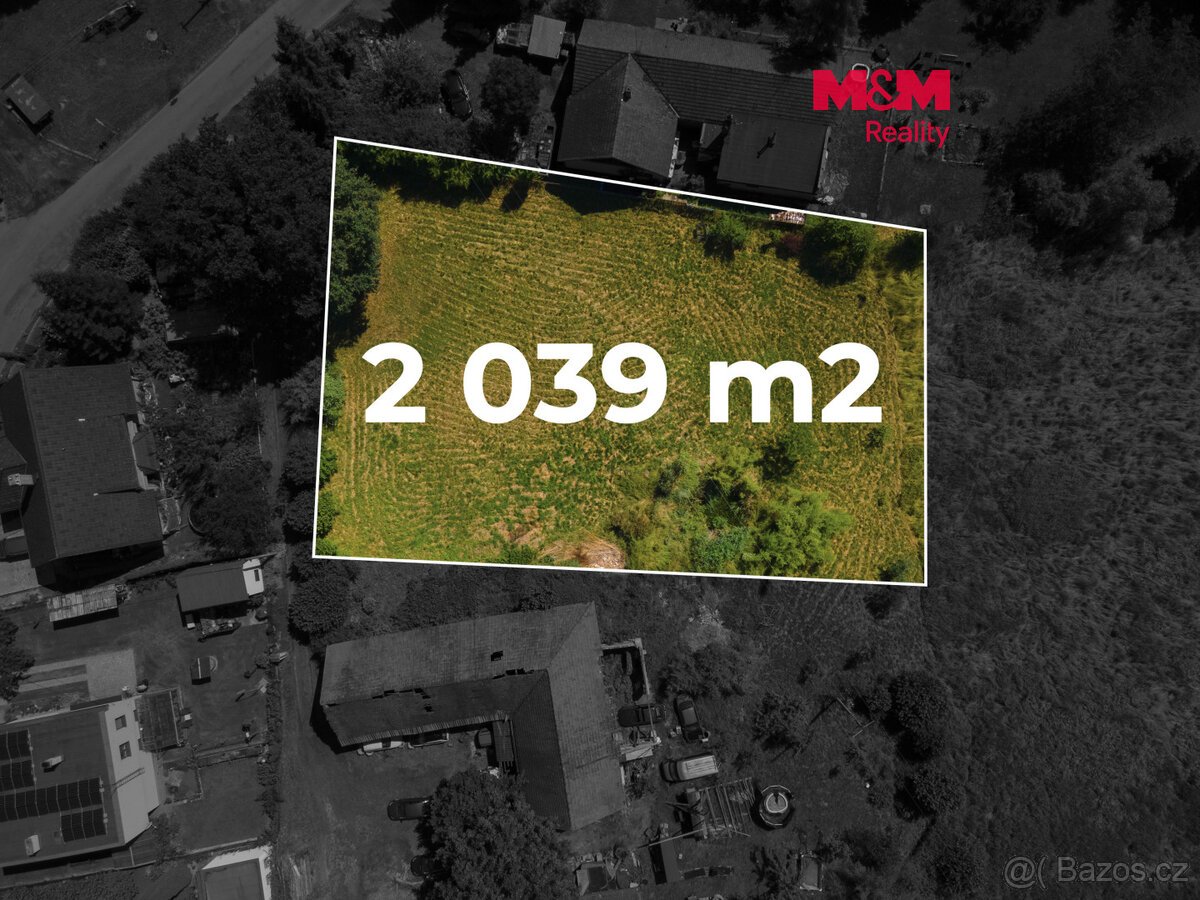 Prodej pozemku k bydlení, 2039 m², Trnávka