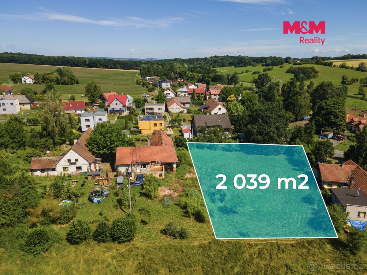 Prodej pozemku k bydlení, 2039 m², Trnávka
