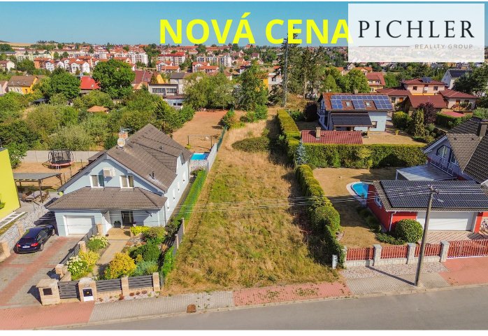 Stavební pozemek 1088m2 Vejprnice u Plzně