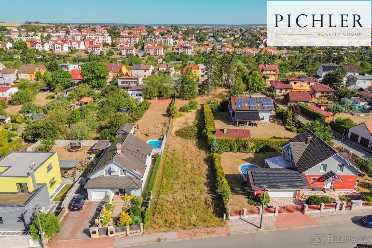 Stavební pozemek 1088m2 Vejprnice u Plzně