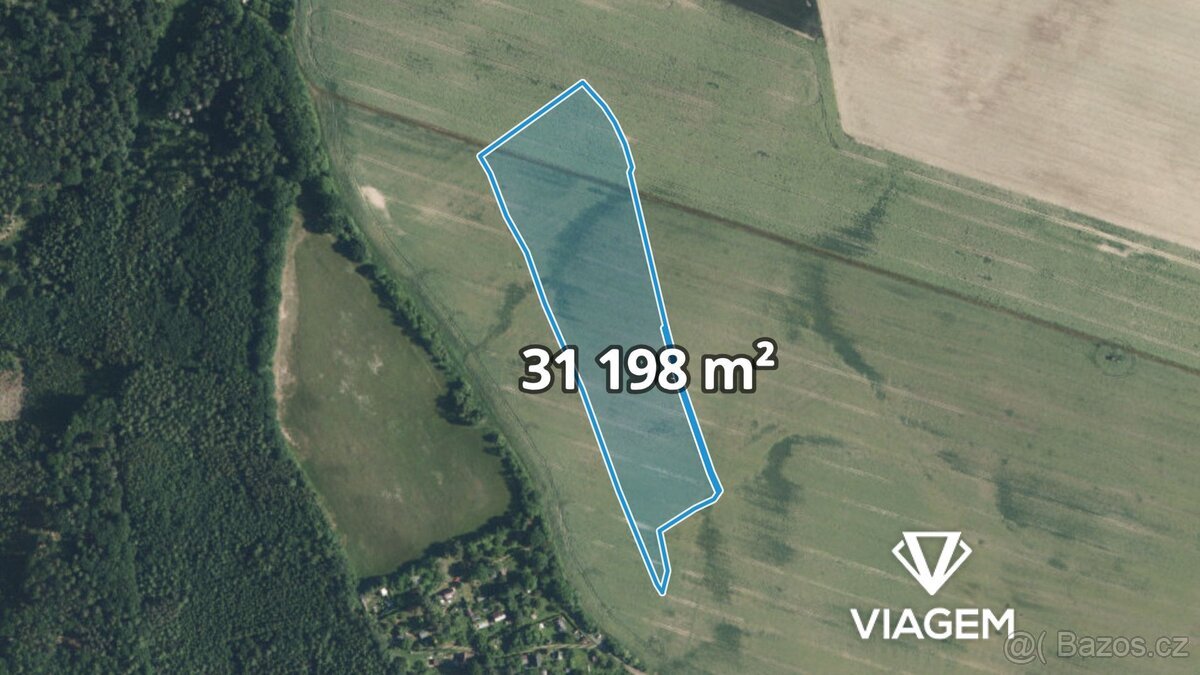 Pole 31 198 m², Podíl 13 % o výměře 3 900 m²