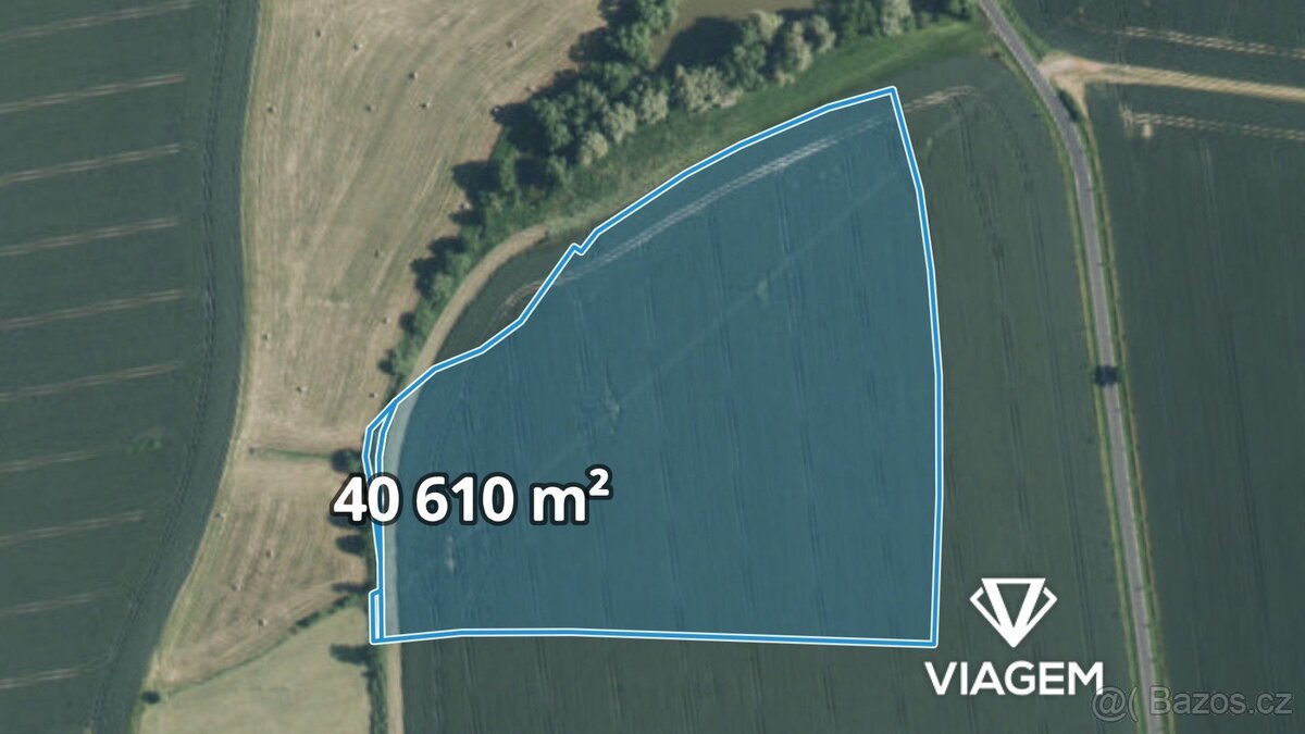 Pole 40 610 m², Podíl 13 % o výměře 5 076 m²
