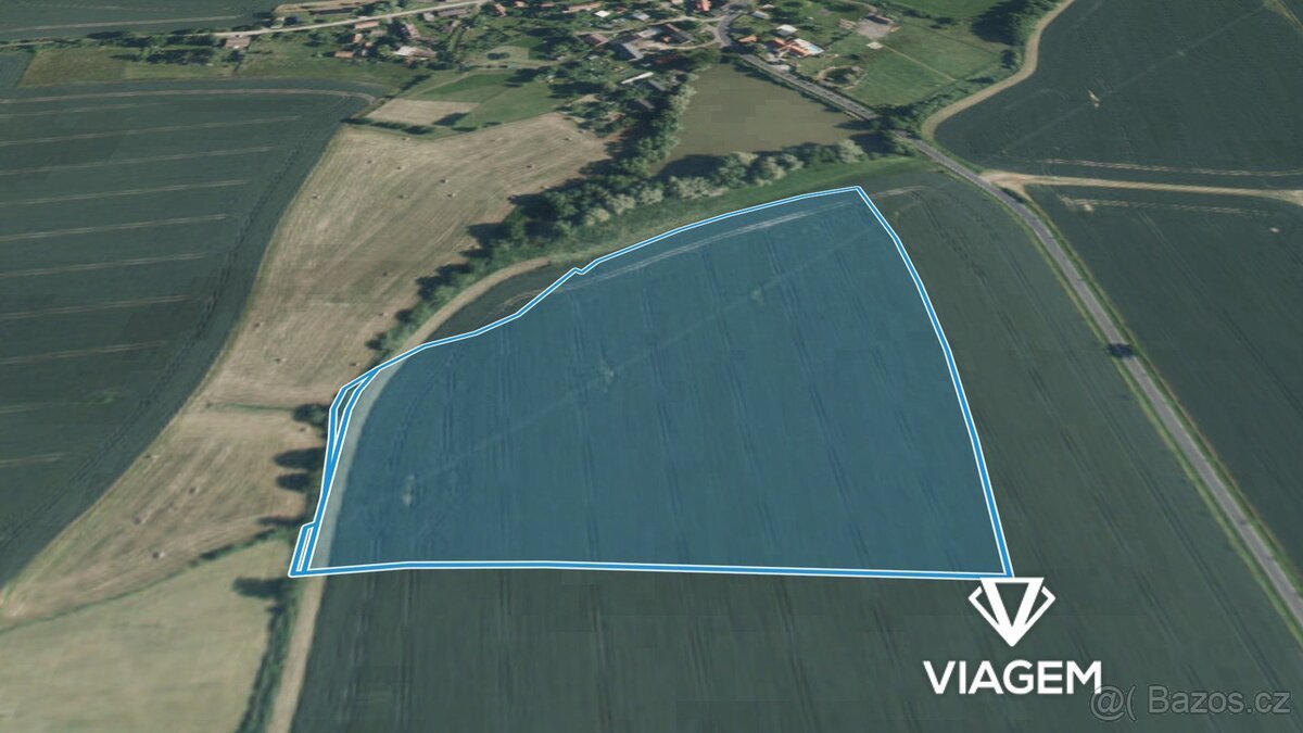 Pole 40 610 m², Podíl 13 % o výměře 5 076 m²