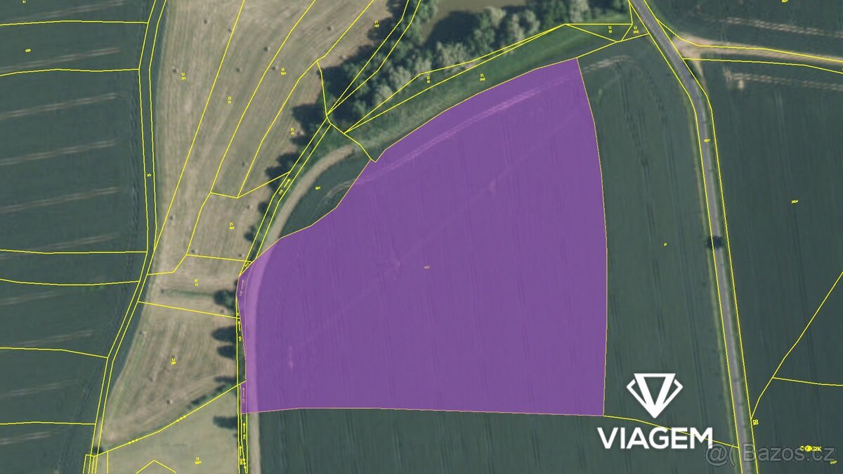 Pole 40 610 m², Podíl 13 % o výměře 5 076 m²