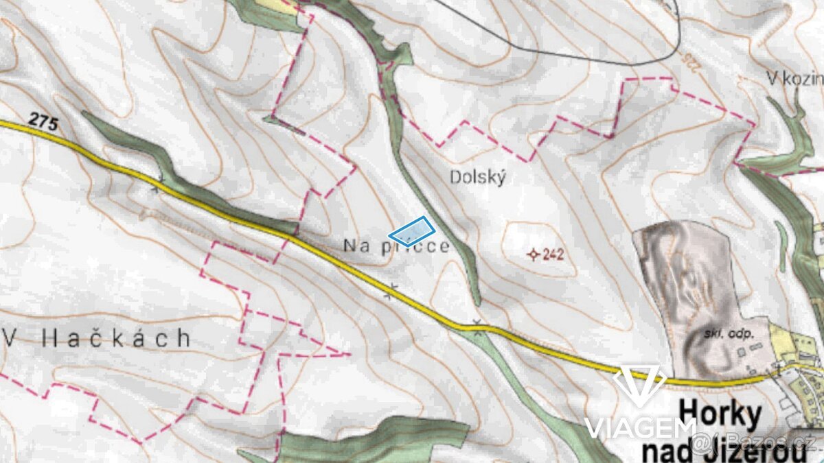 Pole 5 341 m², Podíl 88 % o výměře 4 673 m²
