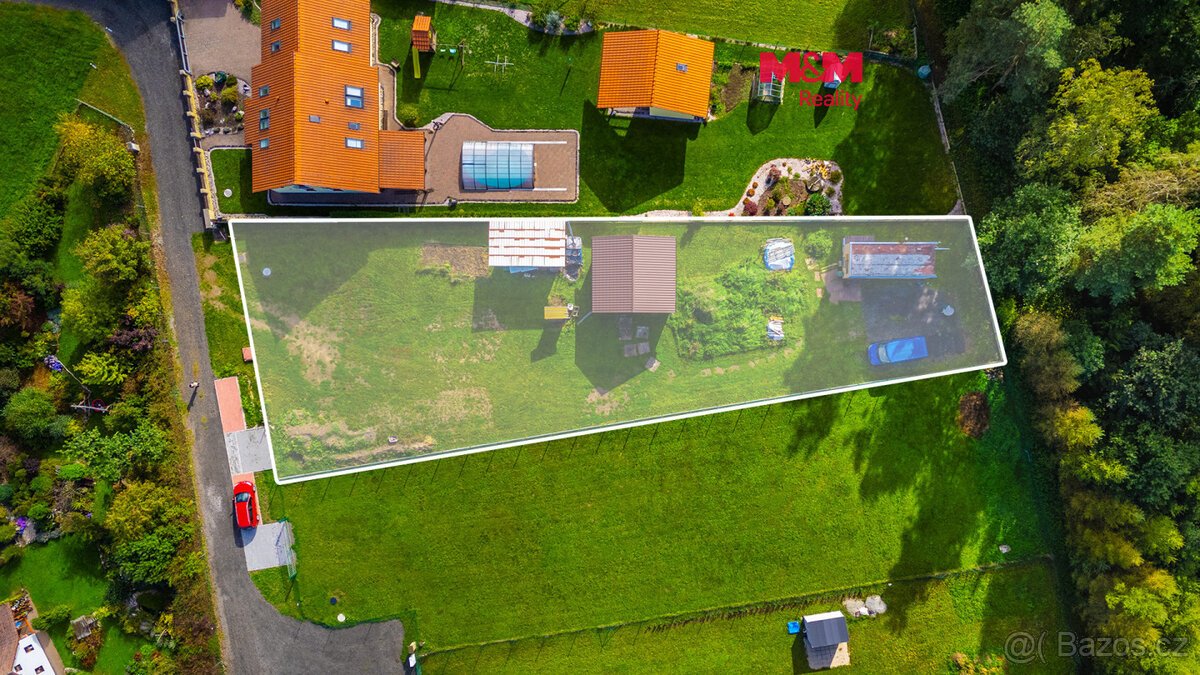 Prodej pozemku k bydlení, 1219 m², Žďár
