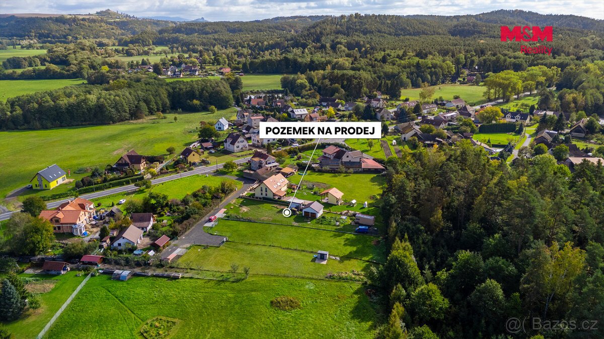 Prodej pozemku k bydlení, 1219 m², Žďár