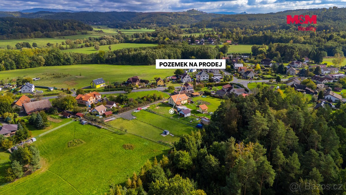 Prodej pozemku k bydlení, 1219 m², Žďár