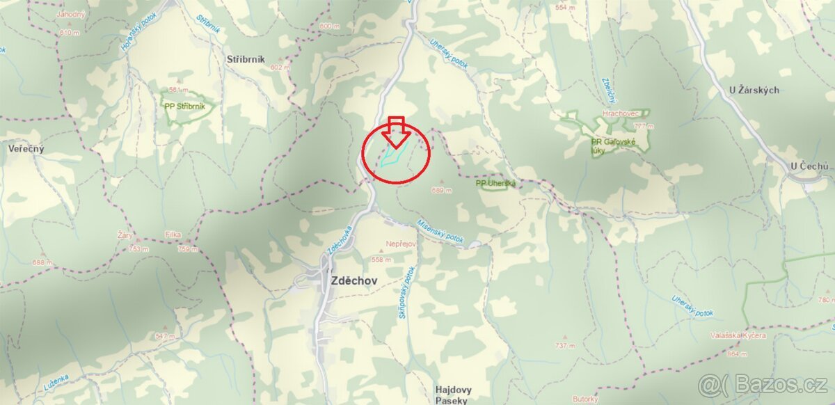 Prodej lesních pozemků k.ú. Zděchov (2)