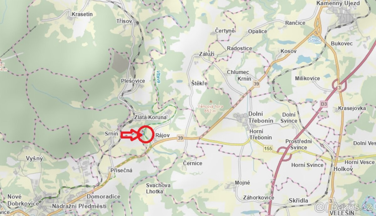 Prodej lesního pozemku k.ú. Rájov