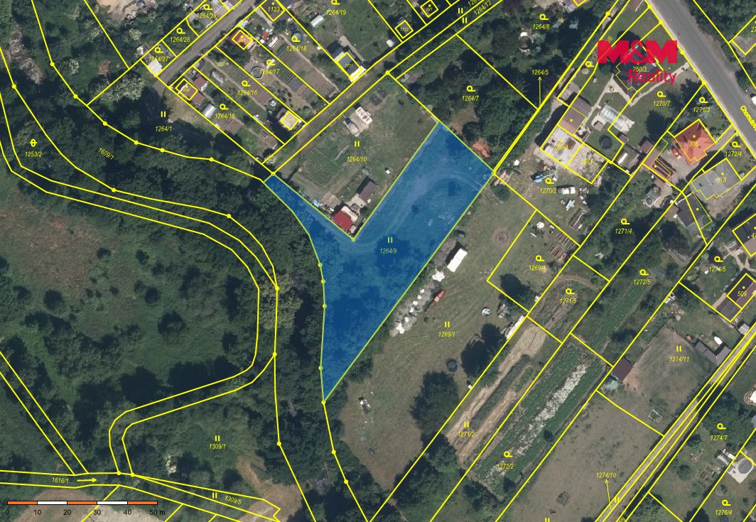 Prodej rovinatého pozemku, 2259 m², Údlice
