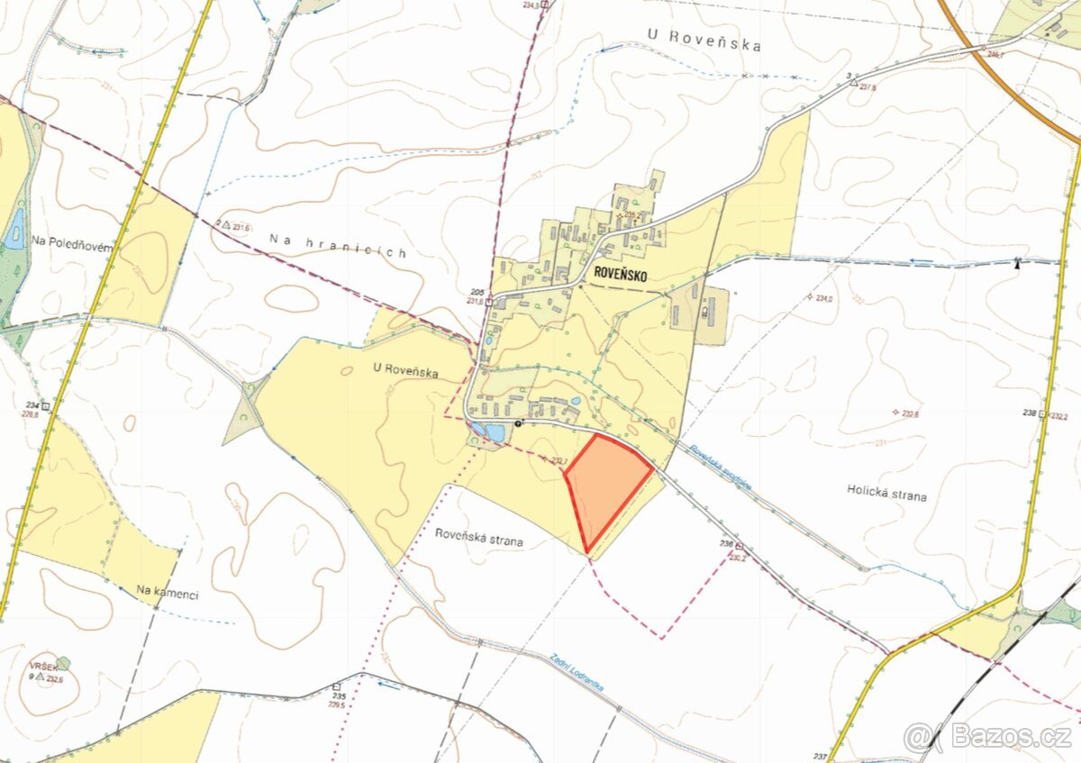 Louka, prodej, Roveňsko, Holice, Pardubice
