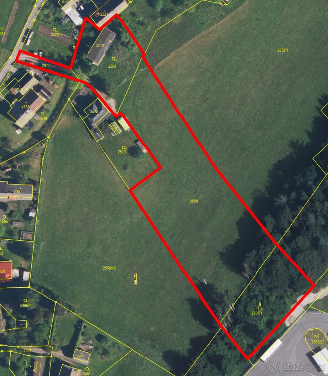 PRODEJ NEMOVITOSTI V ŽAMBERKU – BETLÉM, 7 344 m²
