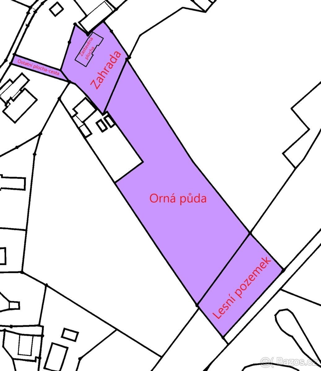 PRODEJ NEMOVITOSTI V ŽAMBERKU – BETLÉM, 7 344 m²