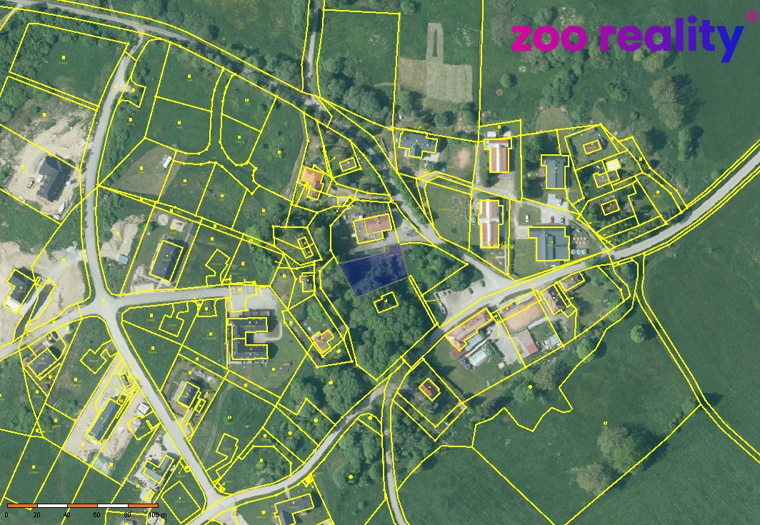 Prodej, stavební pozemek, 880 m2, Kovářov, Frymburk