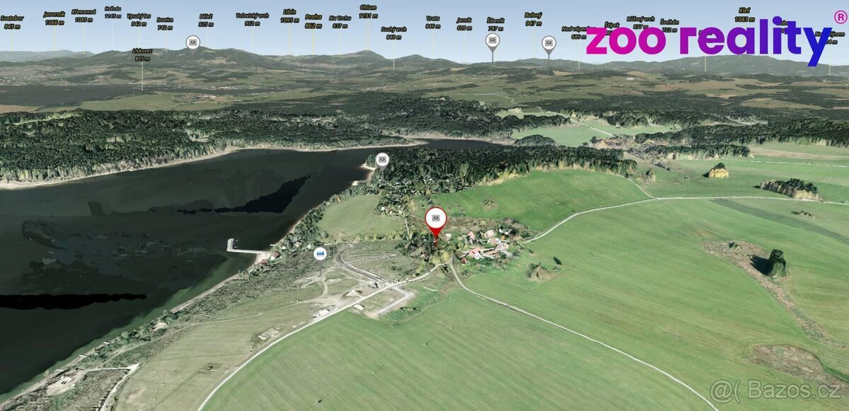 Prodej, stavební pozemek, 880 m2, Kovářov, Frymburk