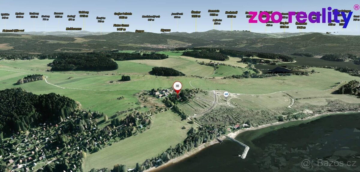 Prodej, stavební pozemek, 880 m2, Kovářov, Frymburk