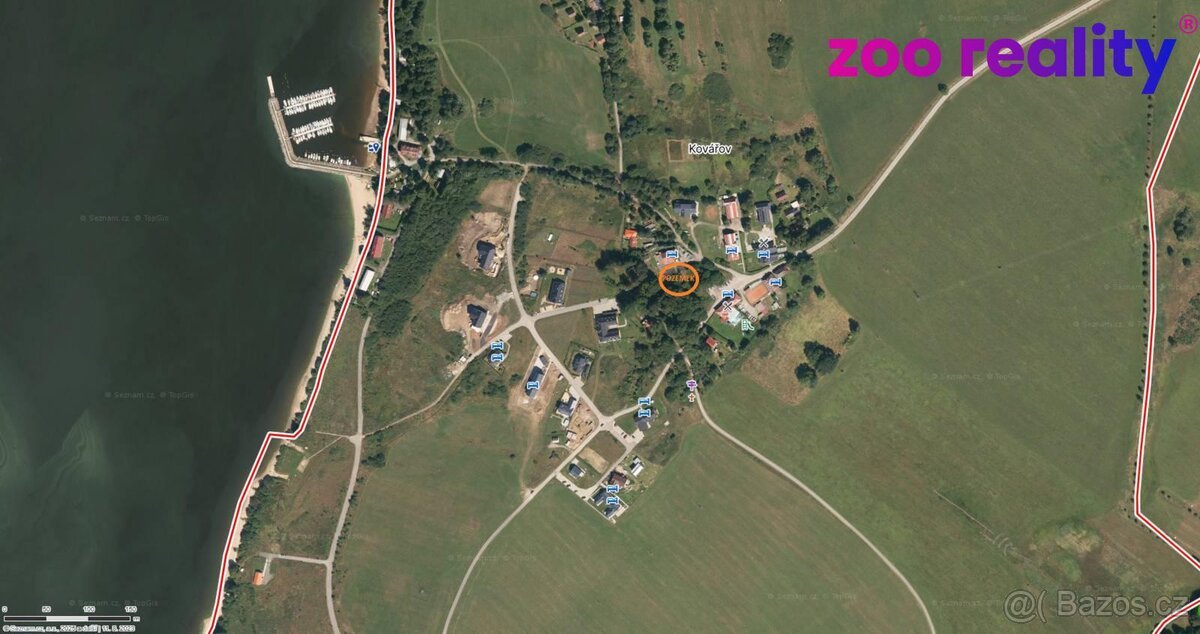Prodej, stavební pozemek, 880 m2, Kovářov, Frymburk