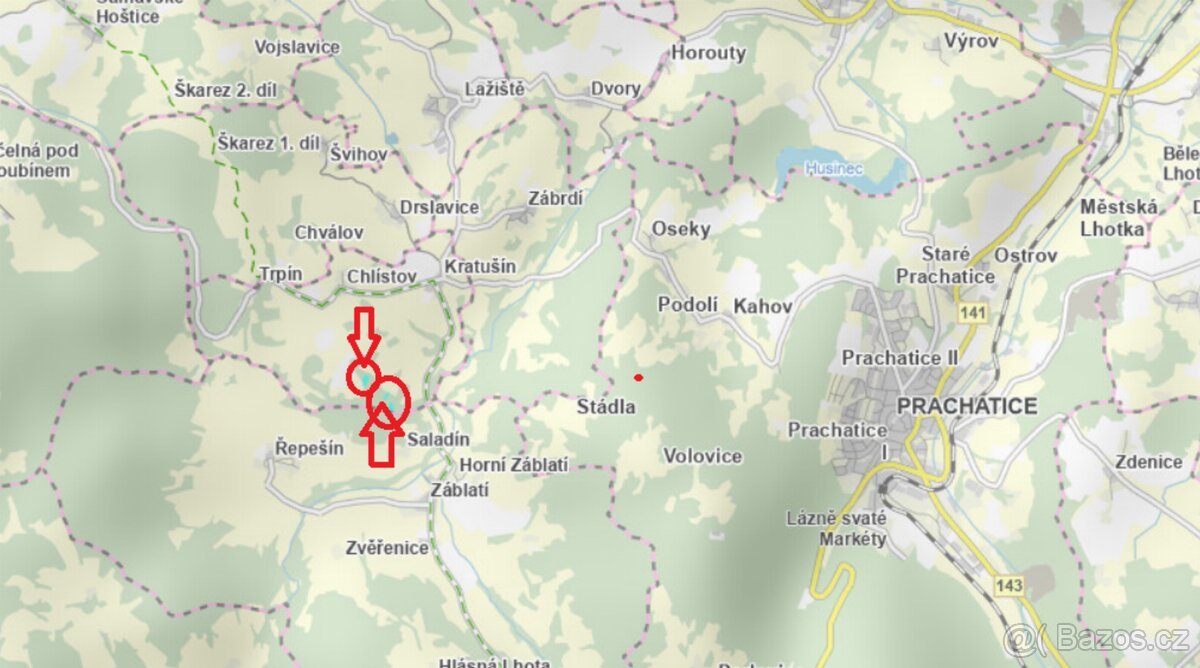 Prodej lesních pozemků k.ú. Kratušín