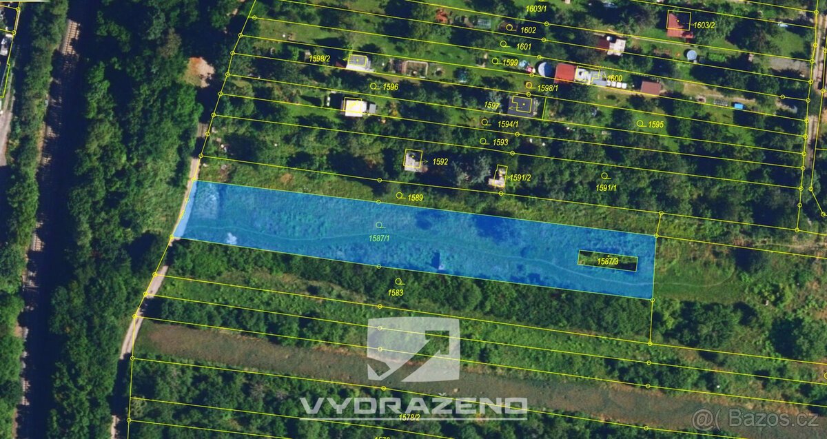 Zahrada (2.114 m2) - Brněnské Ivanovice