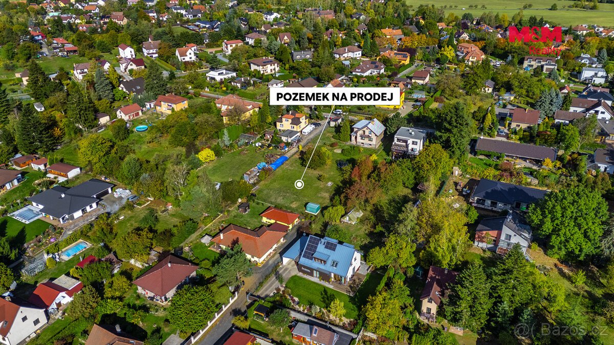 Prodej pozemku k bydlení, 996 m², Kamenice, Nová Hospoda