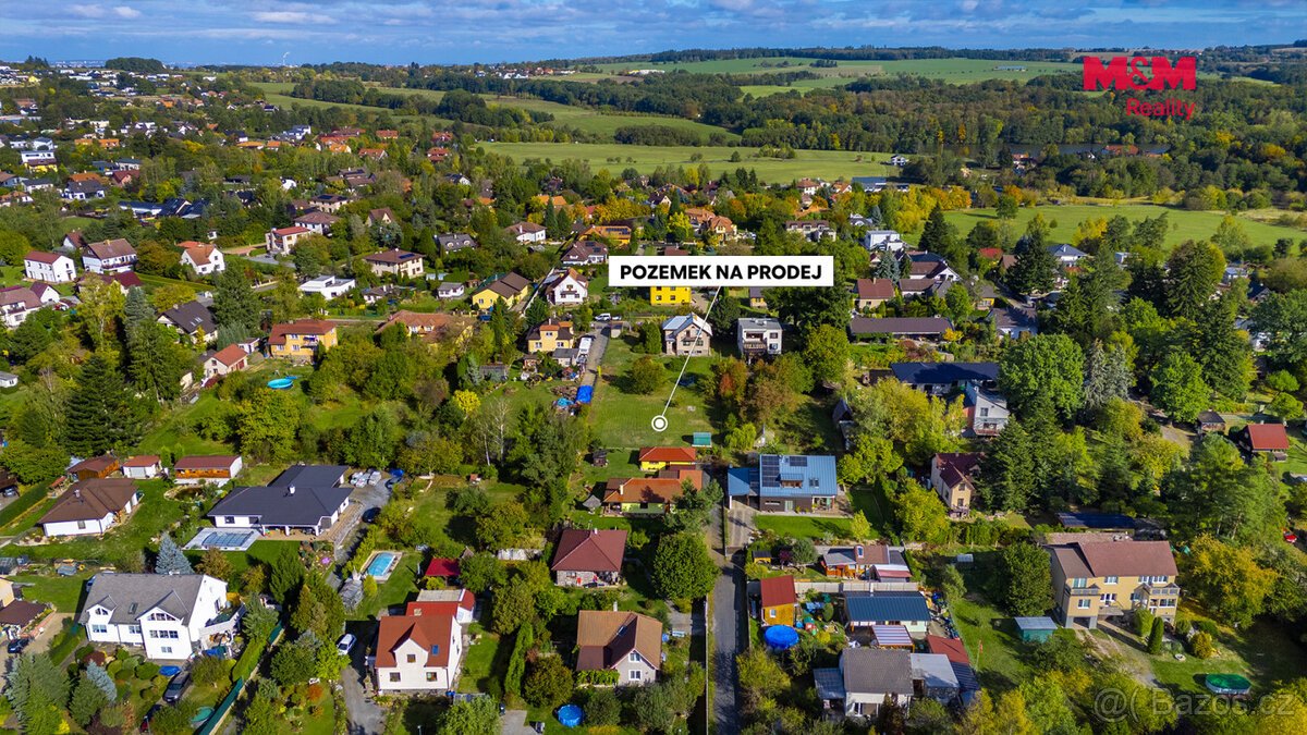 Prodej pozemku k bydlení, 996 m², Kamenice, Nová Hospoda