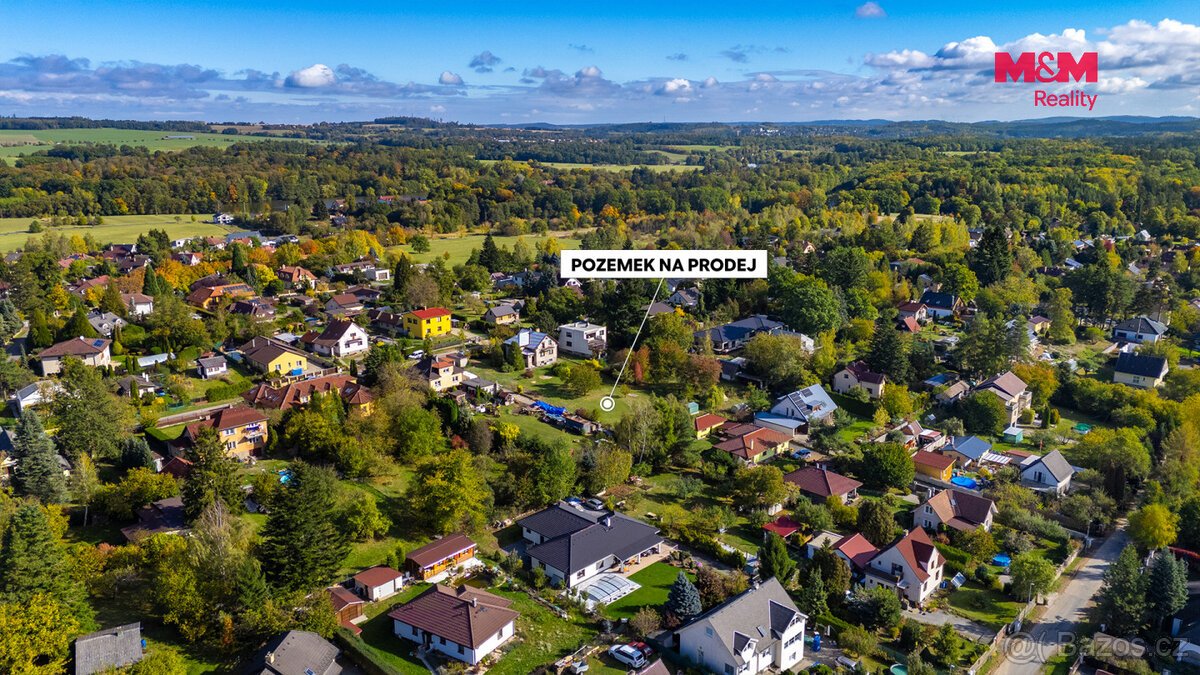 Prodej pozemku k bydlení, 996 m², Kamenice, Nová Hospoda