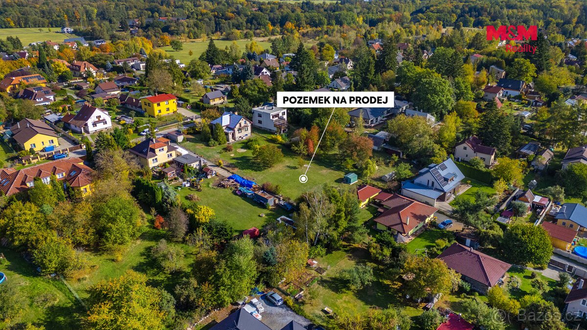Prodej pozemku k bydlení, 996 m², Kamenice, Nová Hospoda
