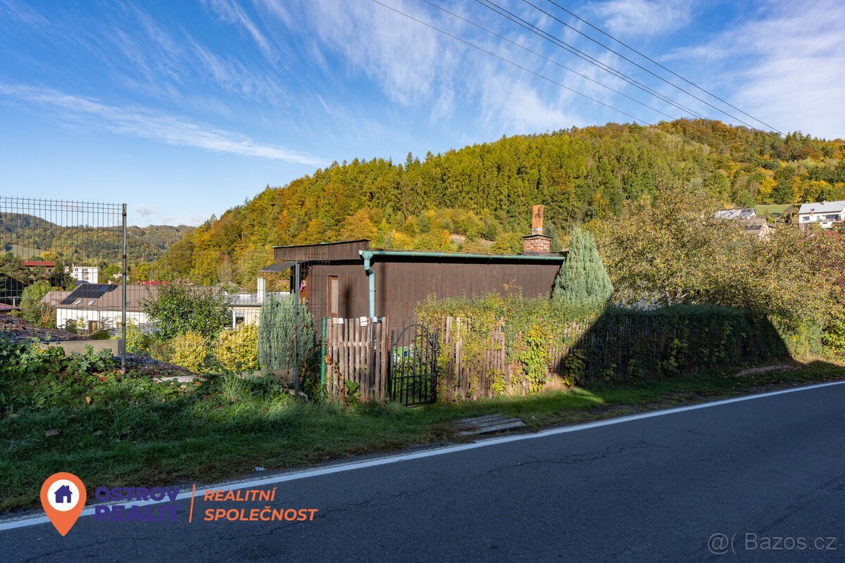 Prodej, pozemek 272 m2 s obytnou chatkou, Bohutín