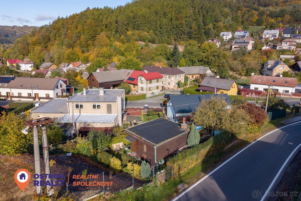 Prodej, pozemek 272 m2 s obytnou chatkou, Bohutín