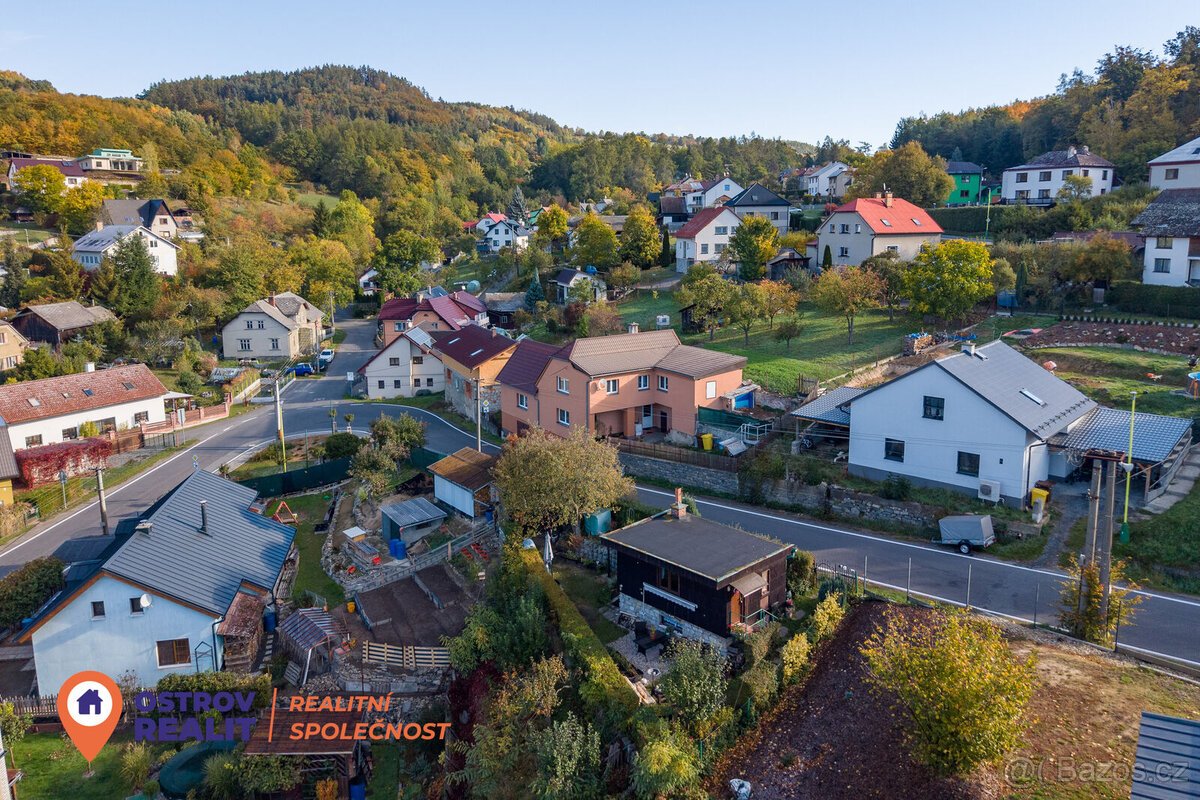 Prodej, pozemek 272 m2 s obytnou chatkou, Bohutín