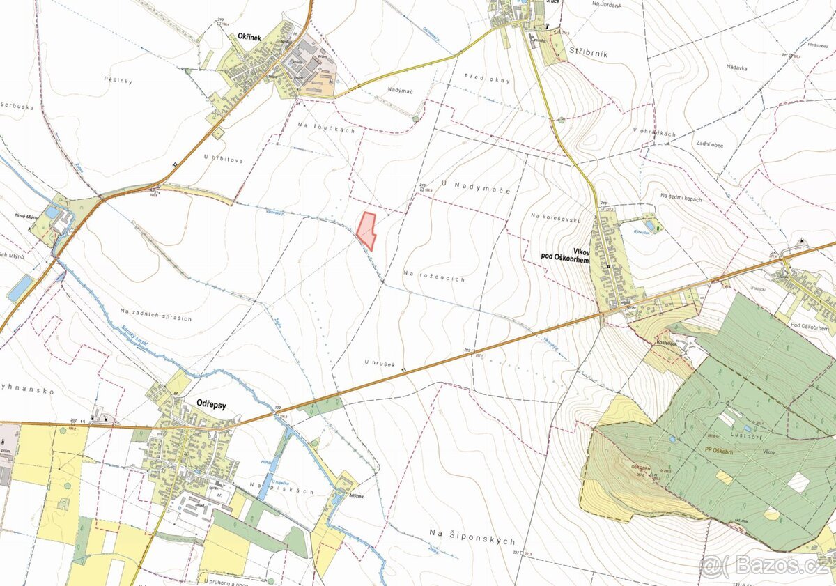 Zemědělská půda, prodej, Odřepsy, Nymburk
