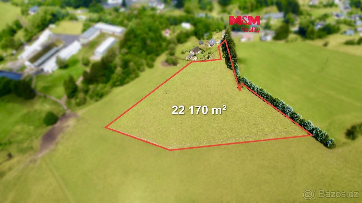 Prodej louky, 22170 m², Bartošovice v Orlických horách