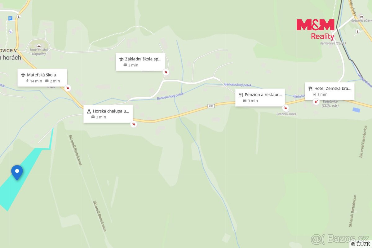 Prodej louky, 22170 m², Bartošovice v Orlických horách