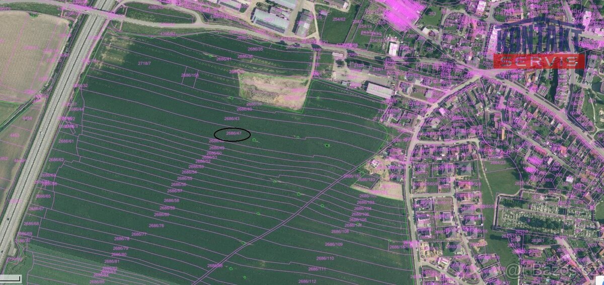 Rozlehlý pozemek s obrovským potenciálem ve Veselí nad Lužni