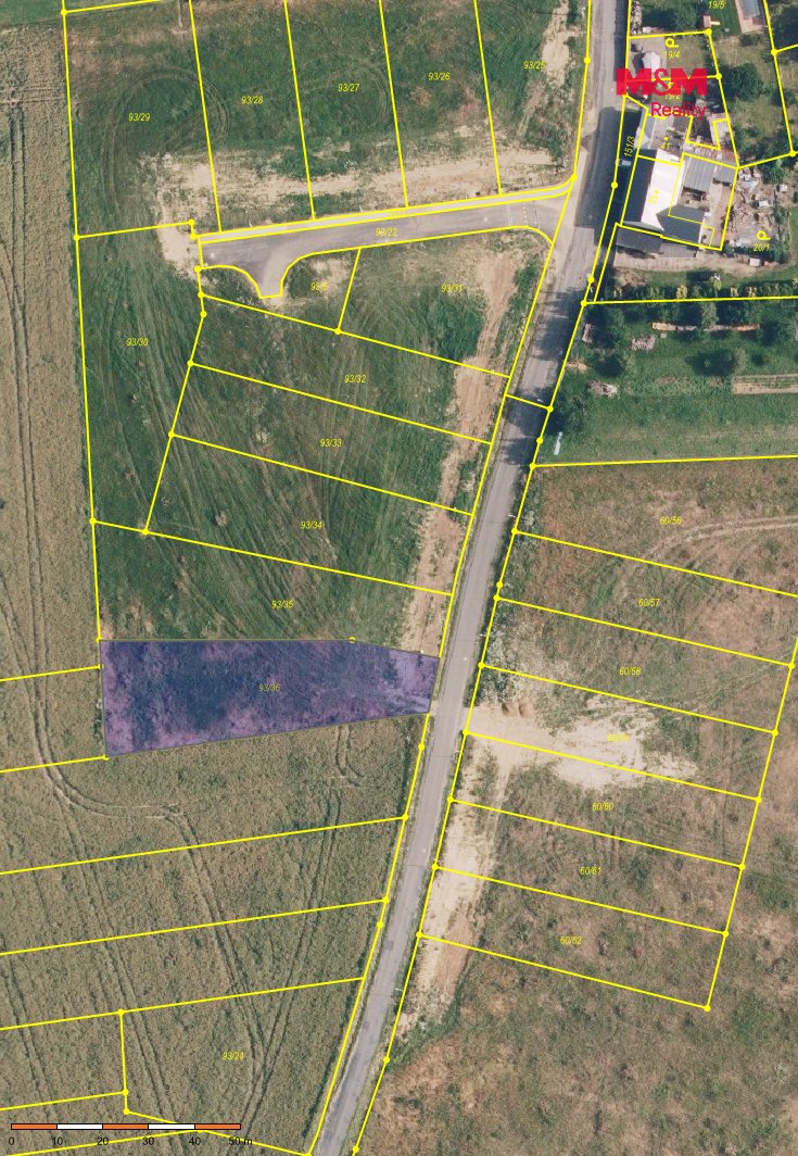 Prodej pozemku k bydlení, 1445 m², Čelechovice