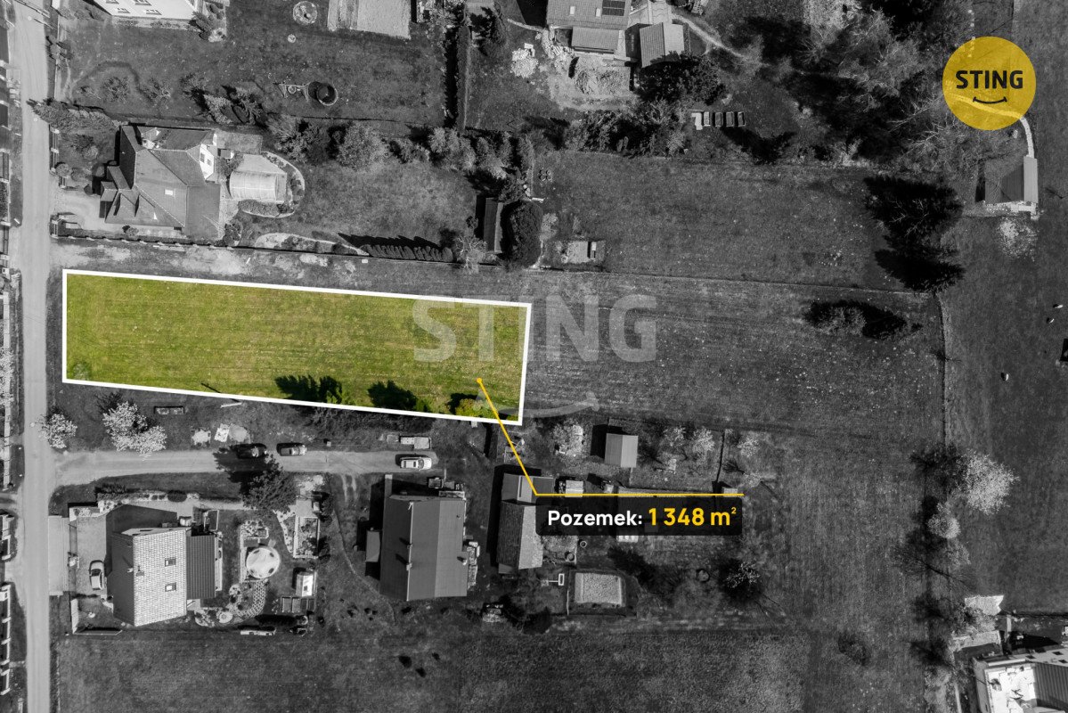 Prodej stavebního pozemku 1348 m2, Prostřední Bludov, 135408
