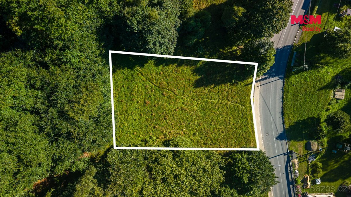 Prodej pozemku k bydlení 1950 m2, v Oldřichově v Hájích